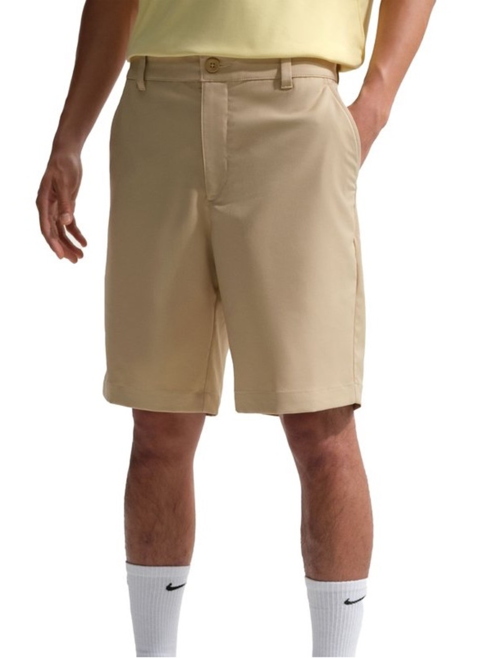 Nike Men's Classic Khaki Dri-Fit Golf Shorts EUC size 34